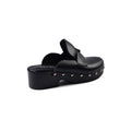 PRADA Mare Open Back Loafer With heels Luxury Woman VI-181 Black - 2