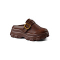 Louis Vuitton Slipper Double Open Back Loafer Luxury Woman VI-170 Brown - 1