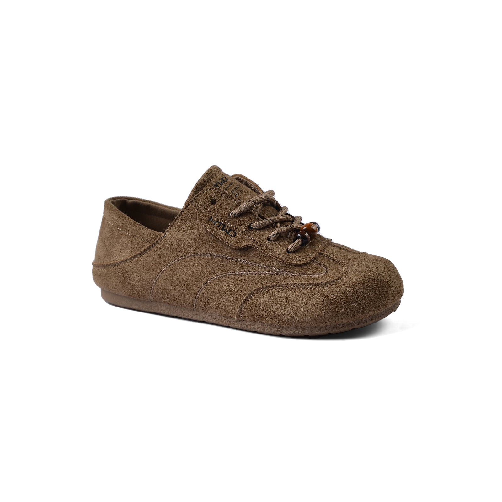 Classic new model for design fully closed flat shoe soft sole easy to wear Shoes Woman Q1032 Khaki - 1