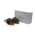 Chloé Woody Flat Mule Sandals in Lace For Woman CH-15 Black - 4