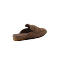 CHANEL Mare Open Back Loafer Suede Luxury Woman TN-163 Khaki - 2