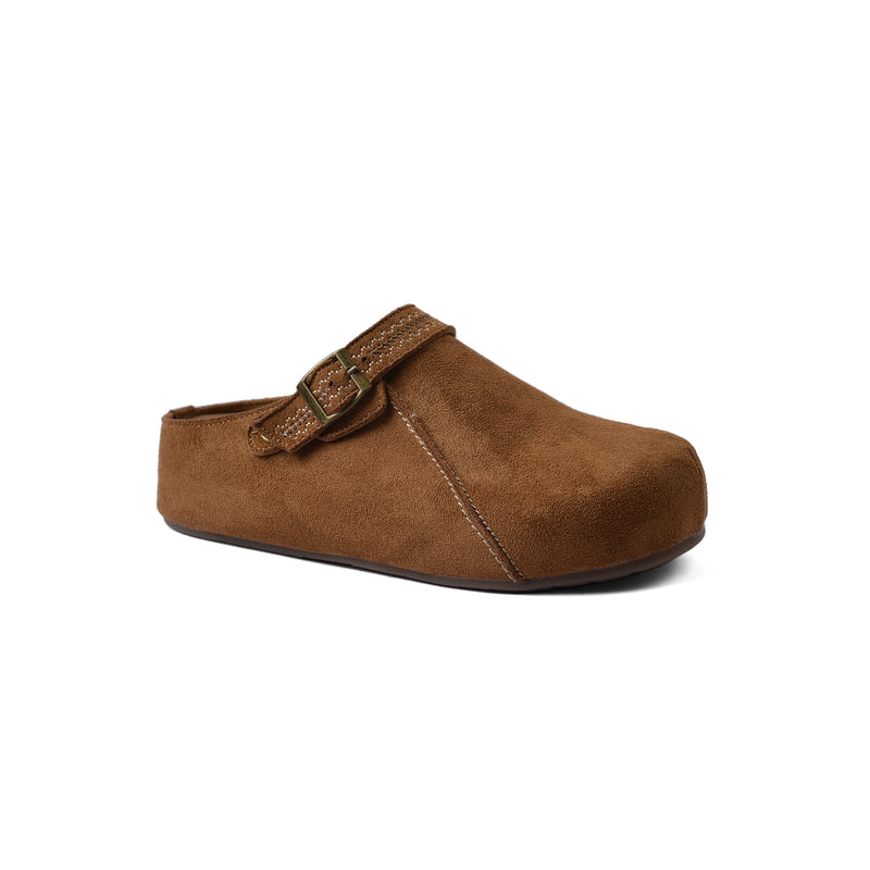 Slipper Flat Open Back Loafer Suede Luxury Woman X798 Havan - 1