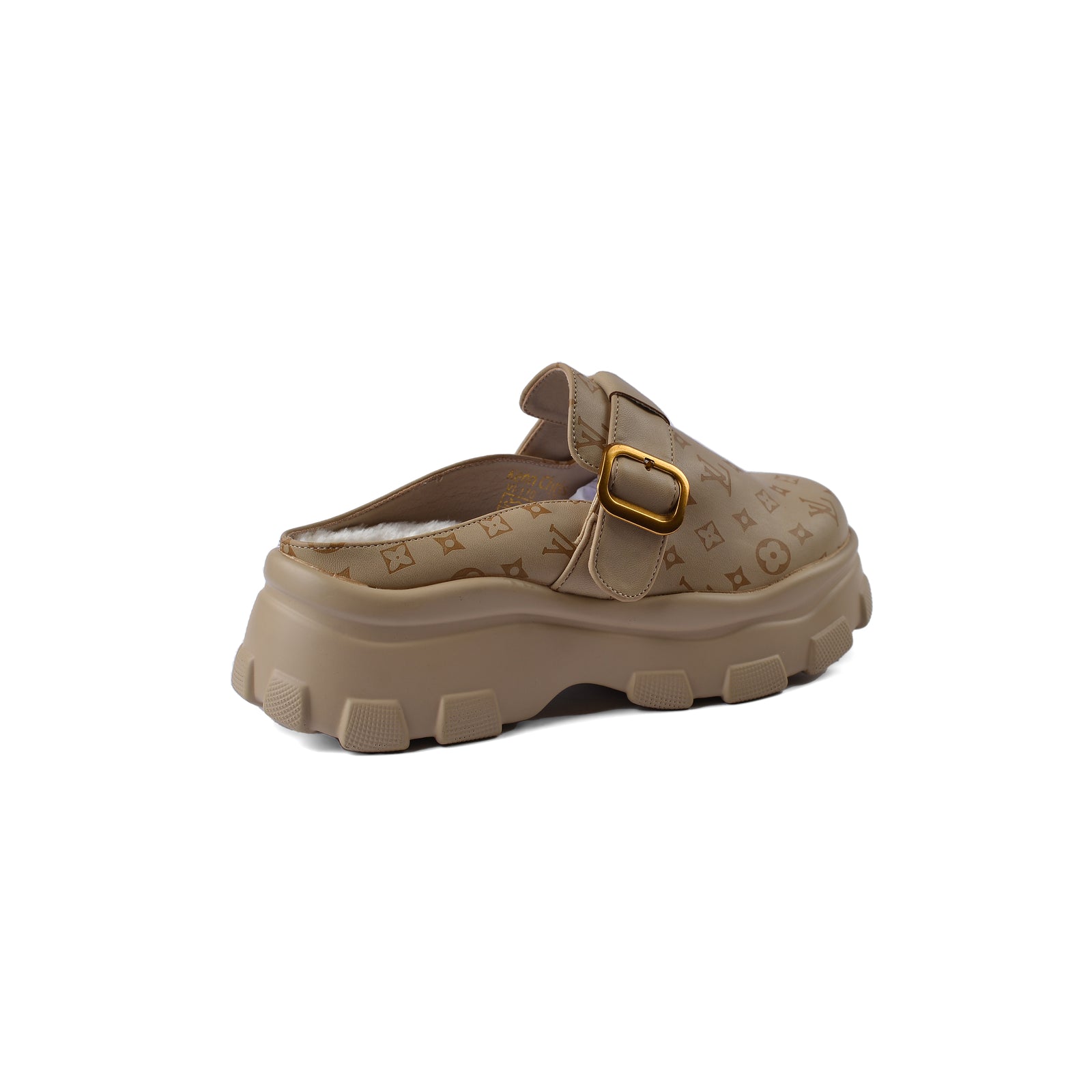 Louis Vuitton Slipper Double Open Back Loafer Luxury Woman VI-170 Beige - 2