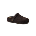 Slipper Flat Open Back Loafer Suede Luxury Woman Q2233 Brown - 1
