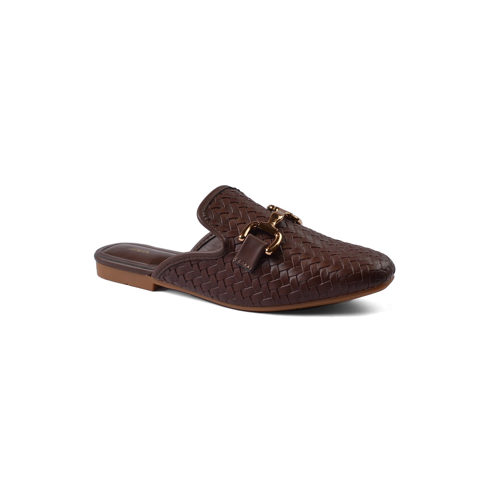 Zara Mare Open Back Loafer Suede Luxury Woman TN-161 Coffee - 1