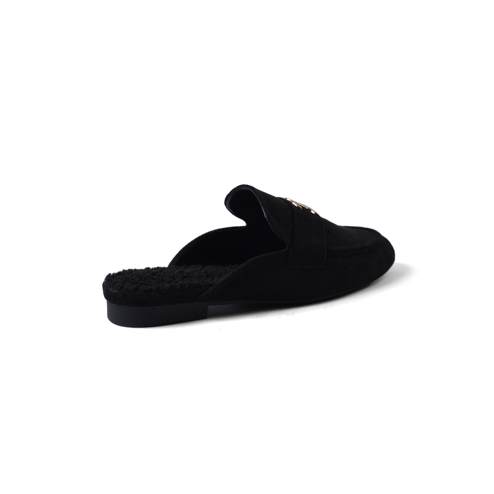 CHANEL Mare Open Back Loafer Suede Luxury Woman TN-163 Black - 2