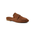 CHANEL Mare Open Back Loafer Suede Luxury Woman TN-163 Camel - 1