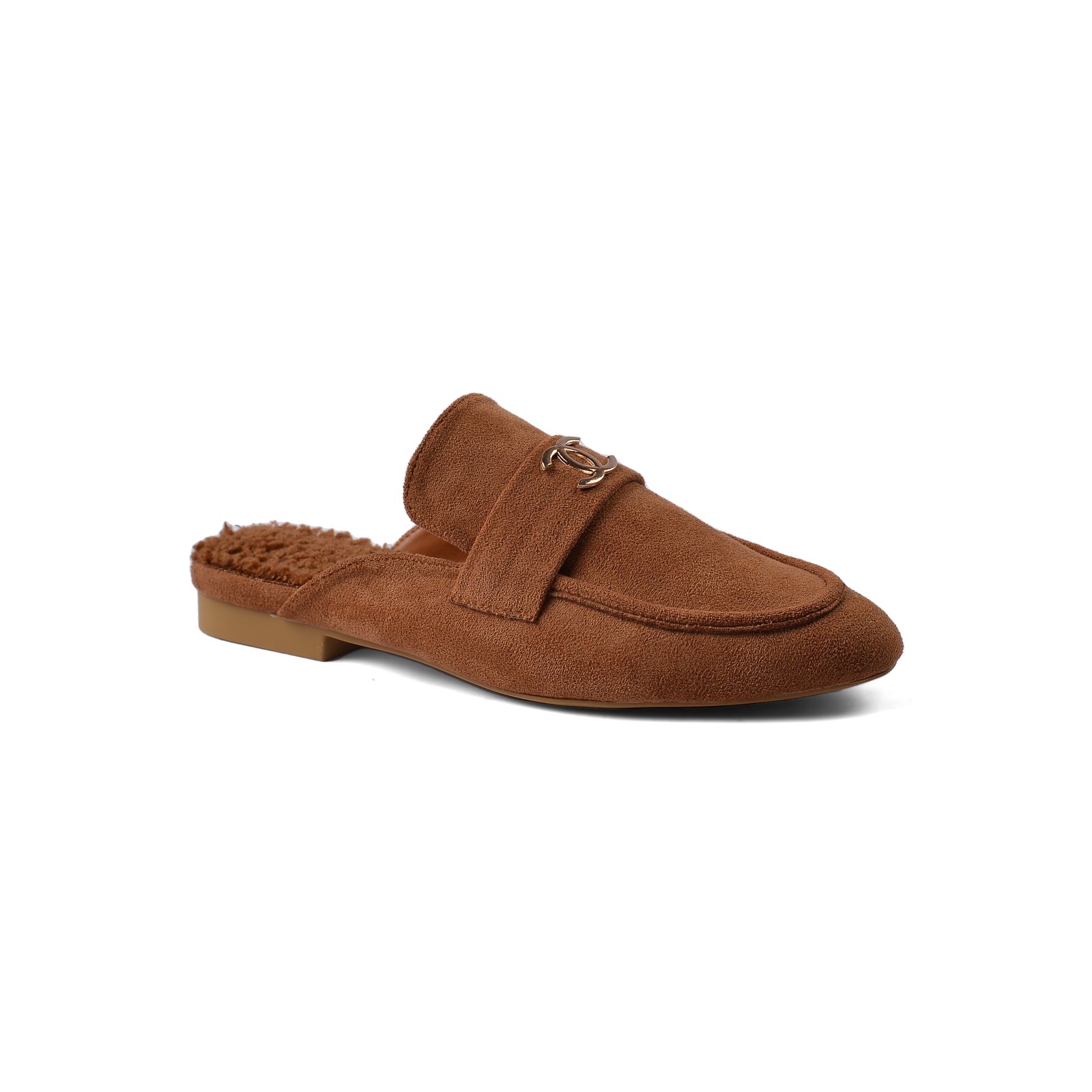 CHANEL Mare Open Back Loafer Suede Luxury Woman TN-163 Camel - 1