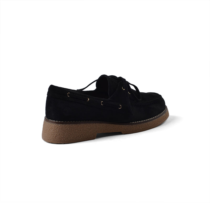 Timberland Faux Suede Classic Loafer With Front Tab Shoes Woman JK-02 Black - 2