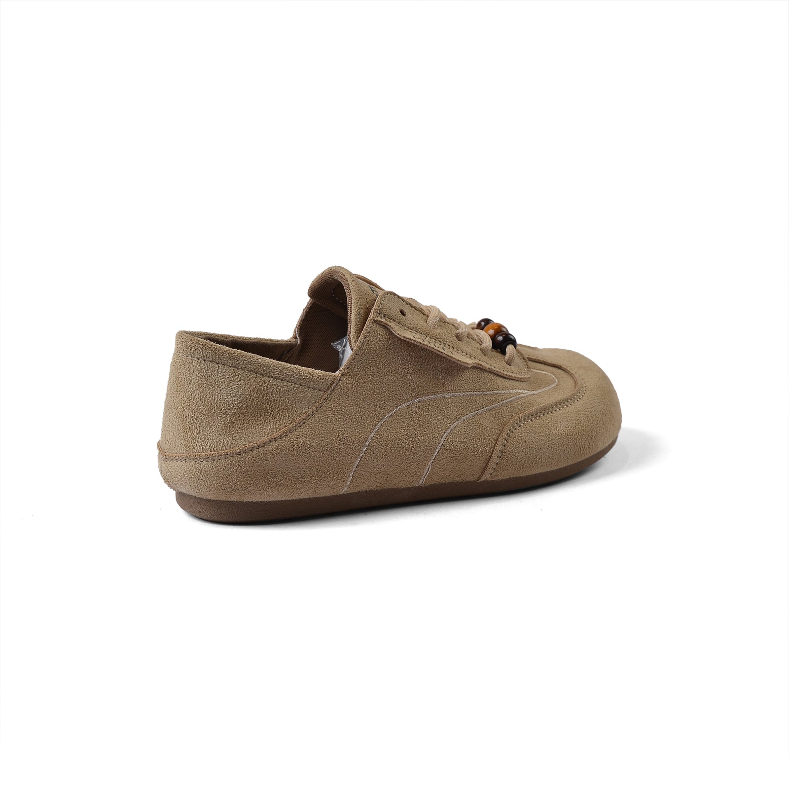 Classic new model for design fully closed flat shoe soft sole easy to wear Shoes Woman Q1032 Beige - 2