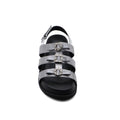 Sandals Chunky Hardware With A Buckle At The Back Woman 2015-22 Silver - 3