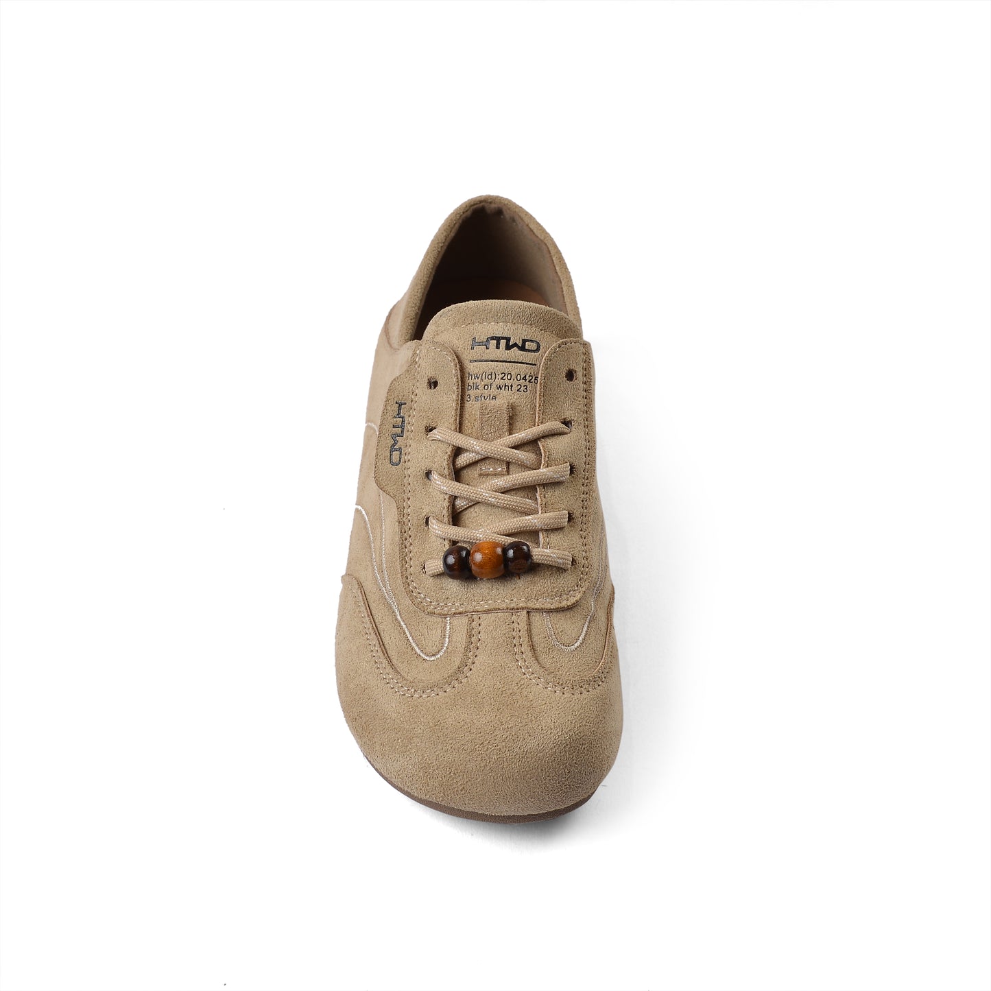 Classic new model for design fully closed flat shoe soft sole easy to wear Shoes Woman Q1032 Beige