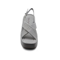 Miu Miu Style Platform Slide Sandals With buckle Woman 2015-20 Gray - 3