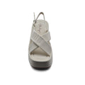 Miu Miu Style Platform Slide Sandals With buckle Woman 2015-20 Beige - 3