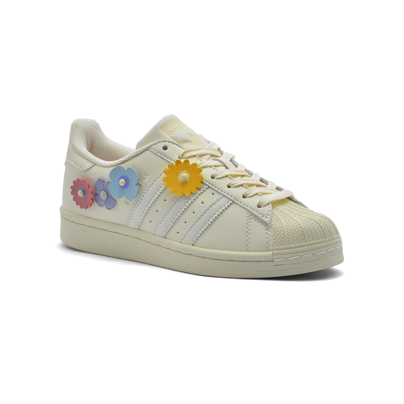 Adidas Super Star Wmns Floral Woman GX2171 Beige - 1