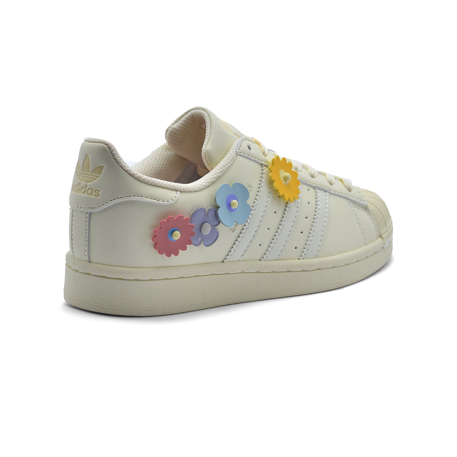 Adidas Super Star Wmns Floral Woman GX2171 Beige - 2