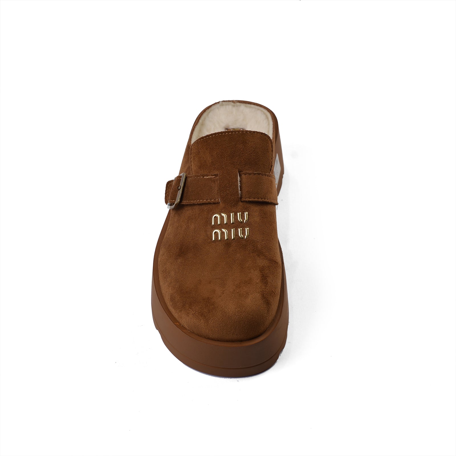 Miu Miu Open Back Loafer Suede Slipper Luxury Woman MA-923 Havan - 3