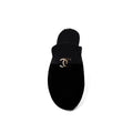 CHANEL Mare Open Back Loafer Suede Luxury Woman TN-163 Black - 3