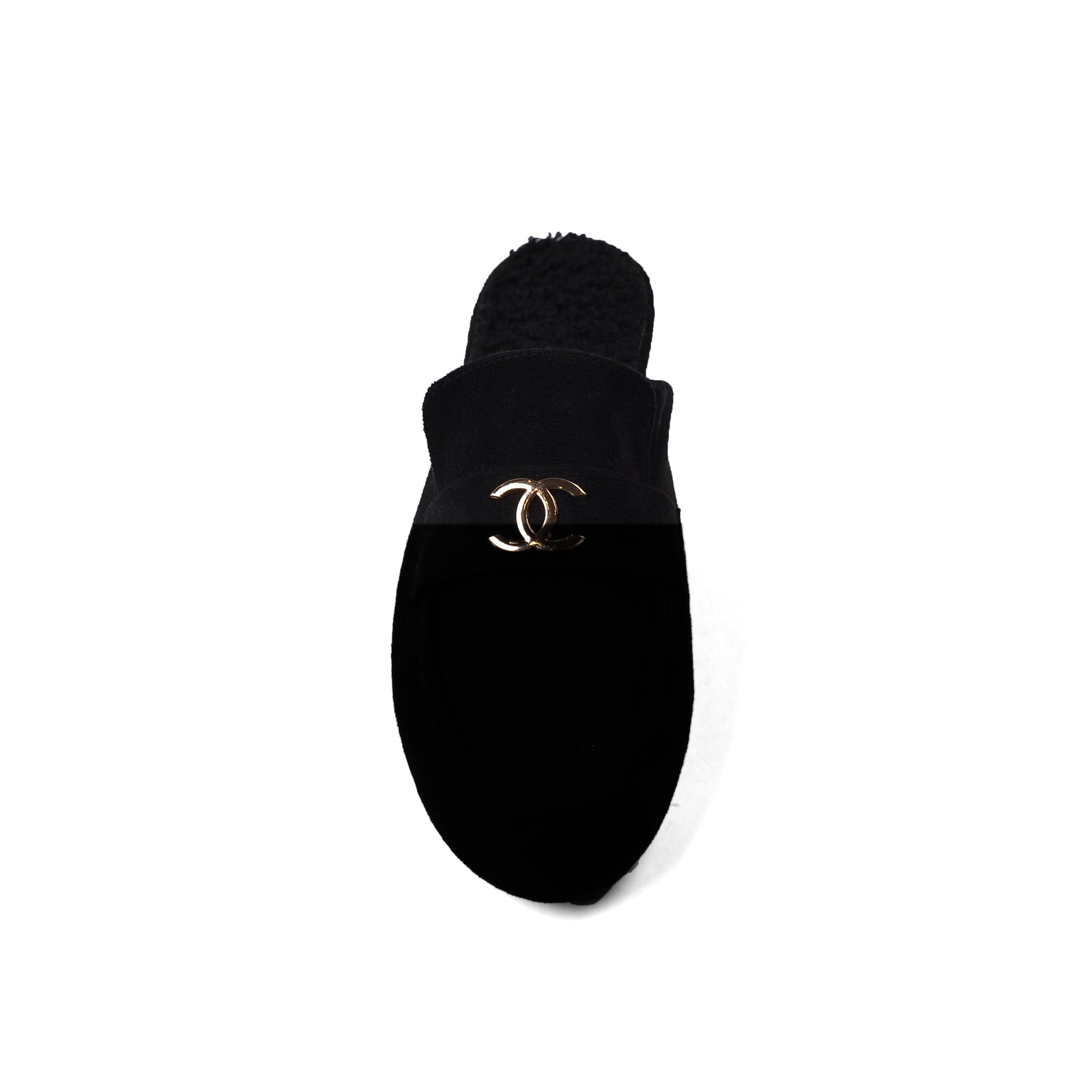 CHANEL Mare Open Back Loafer Suede Luxury Woman TN-163 Black - 3