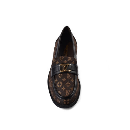 Louis Vuitton Major Loafer Basse Mocassini Shoes Woman VI-182 Coffee