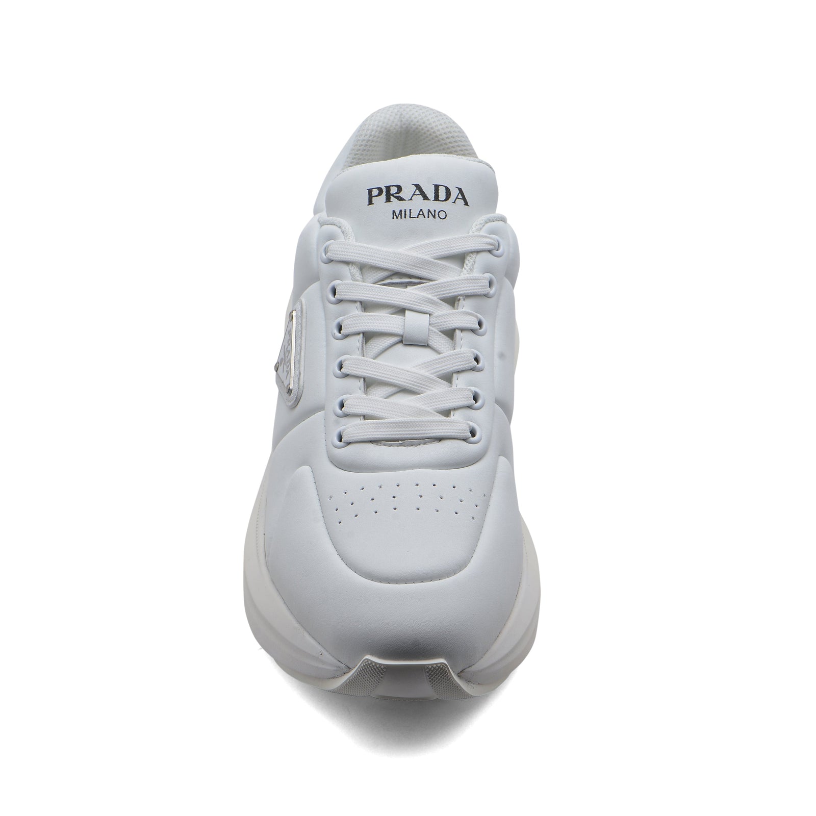 Prada Milano Premium Quality Italian Sneakers Man 1331-8A White - 3