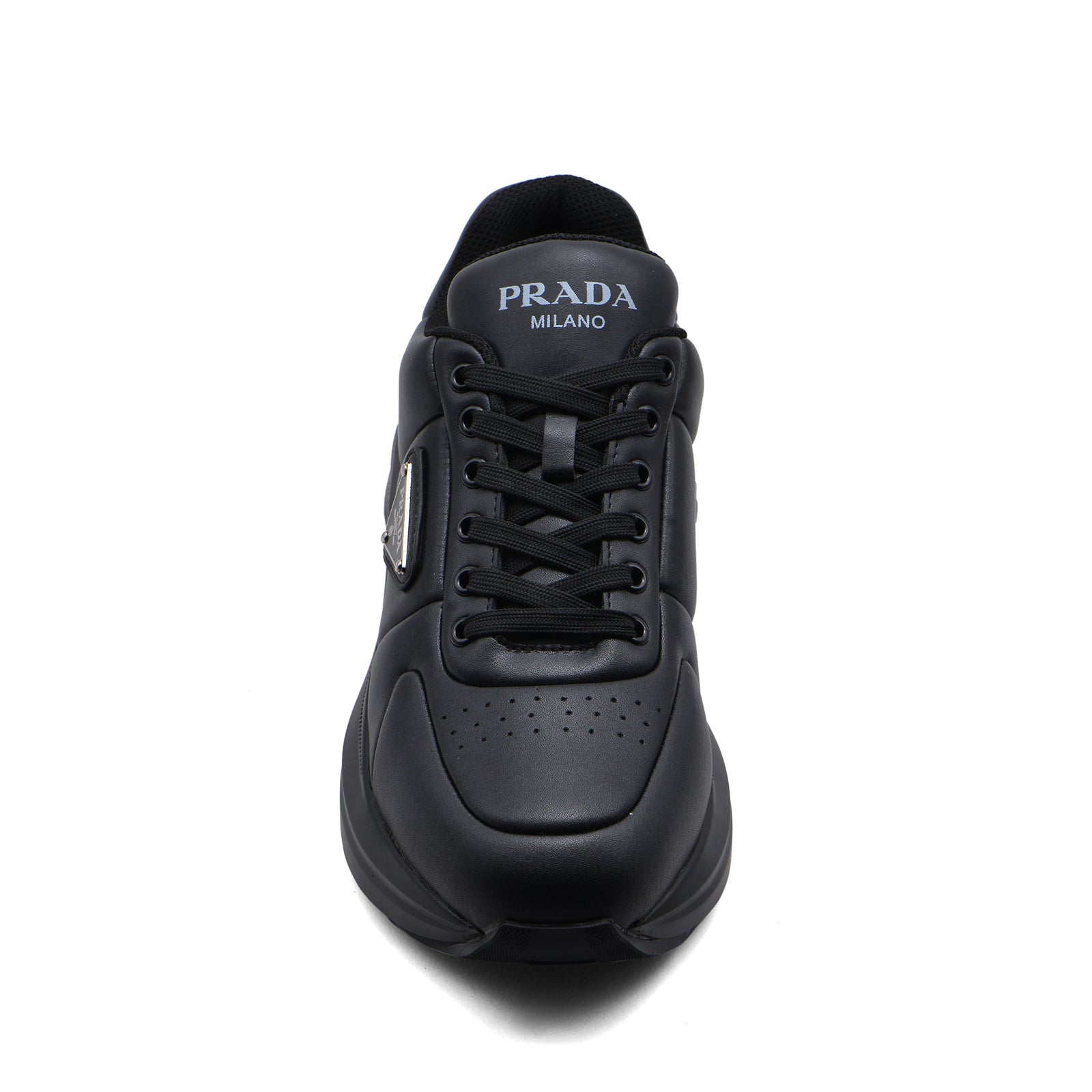Prada Milano Premium Quality Italian Sneakers Man 1331-8A Black - 3