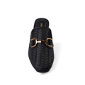 Zara Mare Open Back Loafer Suede Luxury Woman TN-161 Black - 3