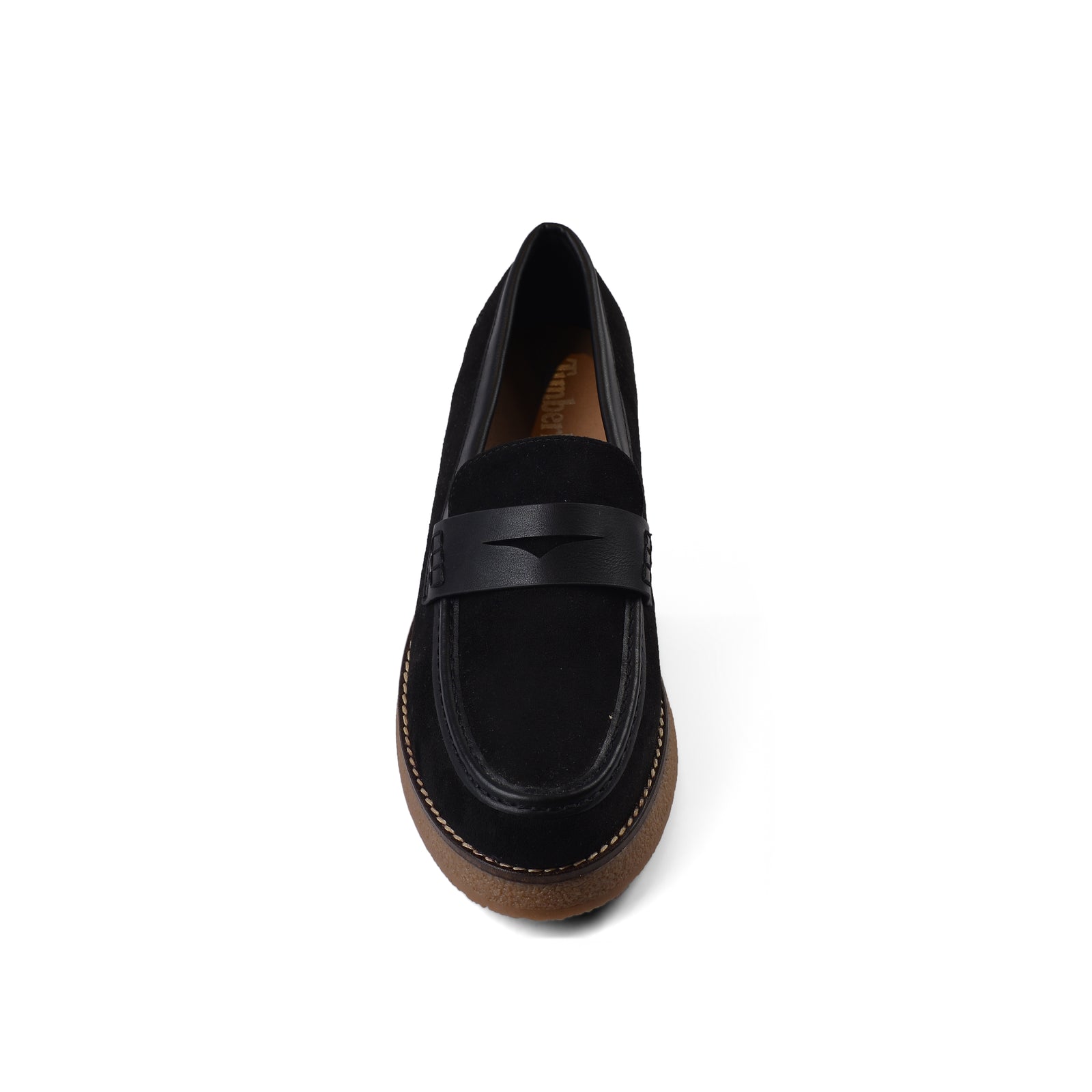 Timberland Faux Suede Classic Loafer With Front Tab Shoes Woman JK-03 Black - 3