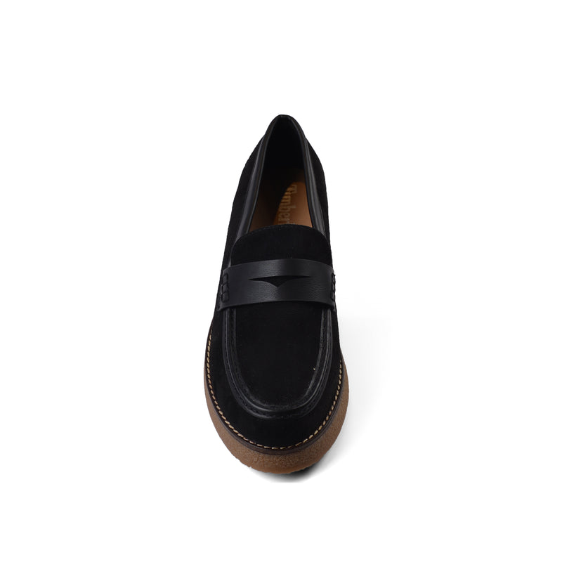 Timberland Faux Suede Classic Loafer With Front Tab Shoes Woman JK-03 Black - 3