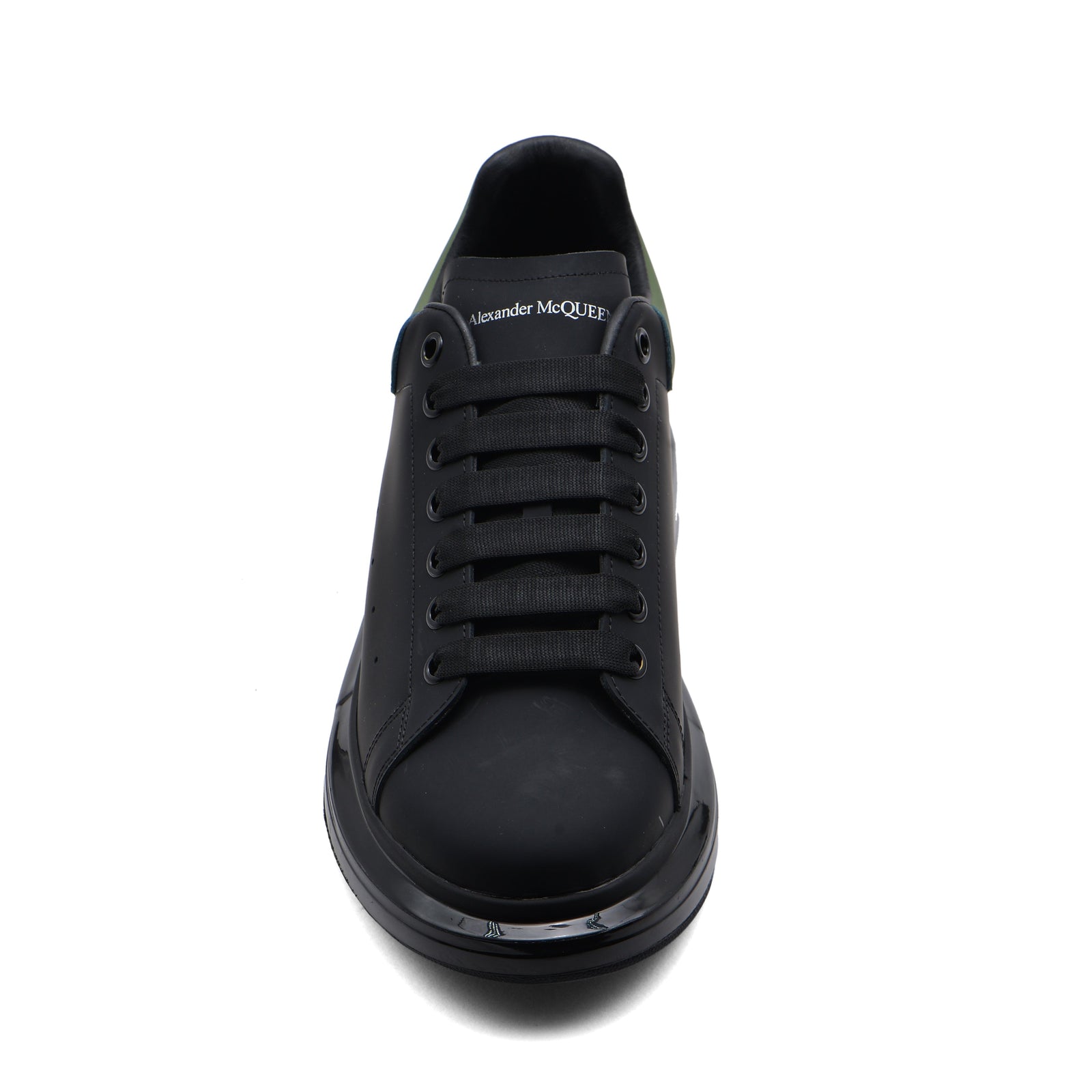 Alexander McQueen Oversized Premium Quality Sneakers Man AX210 Black&Olive - 3