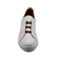 Zegna Triple Stitch low-top Premium Quality Italian Sneakers Man ZE209 White - 3