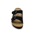 BIRKENSTOCK Arizona Premium Quality Soft Footbed Suede Leather Man BS1039-1 Black - 3
