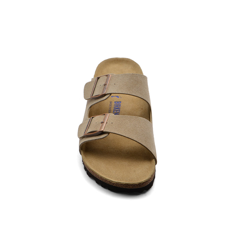 BIRKENSTOCK Arizona Premium Quality Soft Footbed Suede Leather Man BS1039-1 Beige - 3