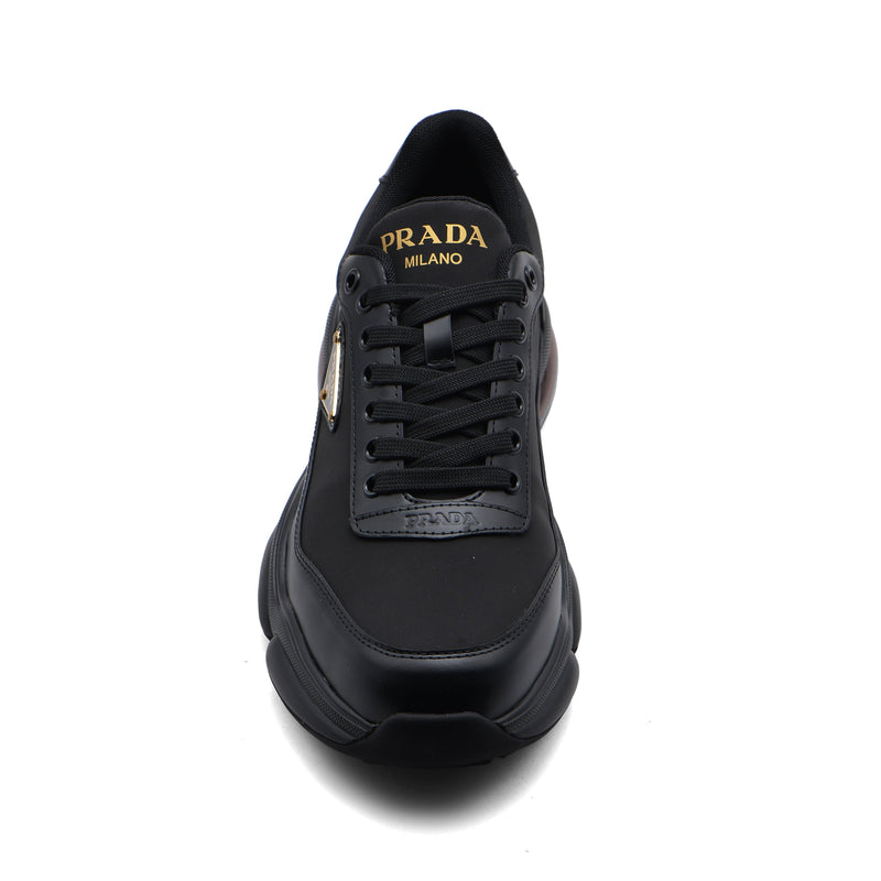 Prada Milano Premium Quality Italian Sneakers Man 2EG01 Black - 3