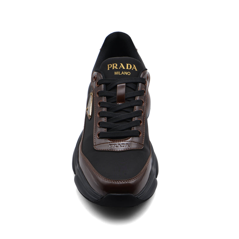 Prada Milano Premium Quality Italian Sneakers Man 2EG01 Brown - 3