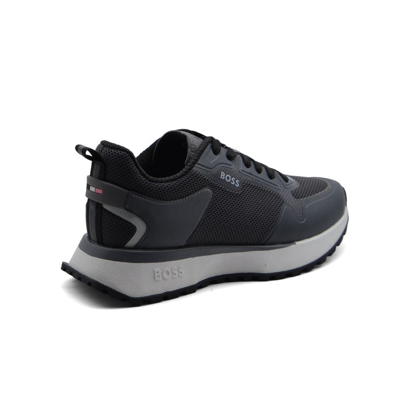 Boss Jonah Runn Premium Quality Italian Sneakers Man BS1318 Gray - 2