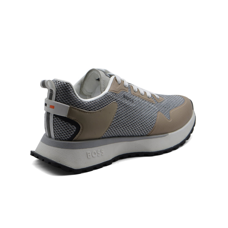 Boss Jonah Runn Premium Quality Italian Sneakers Man BS1318 Beige - 2