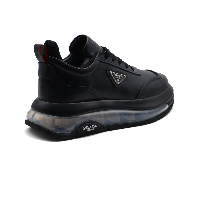 Prada Milano Premium Quality Italian Sneakers Man PD222 Black - 2