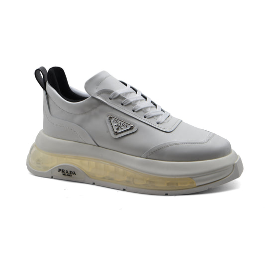 Prada Milano Premium Quality Italian Sneakers Man PD222 White