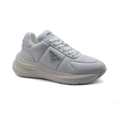 Prada Milano Premium Quality Italian Sneakers Man 1331-8A White
