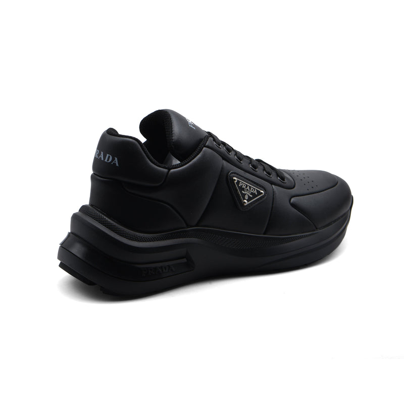 Prada Milano Premium Quality Italian Sneakers Man 1331-8A Black - 2