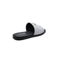 Prada Triangle-Logo Premium Quality Leather Slipper Man 41141 White - 2