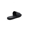 Prada Triangle-Logo Premium Quality Leather Slipper Man 41141 Black - 2