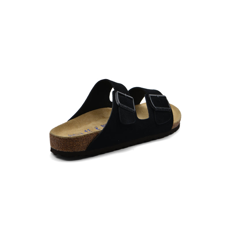 BIRKENSTOCK Arizona Premium Quality Soft Footbed Suede Leather Man BS1039-1 Black - 2