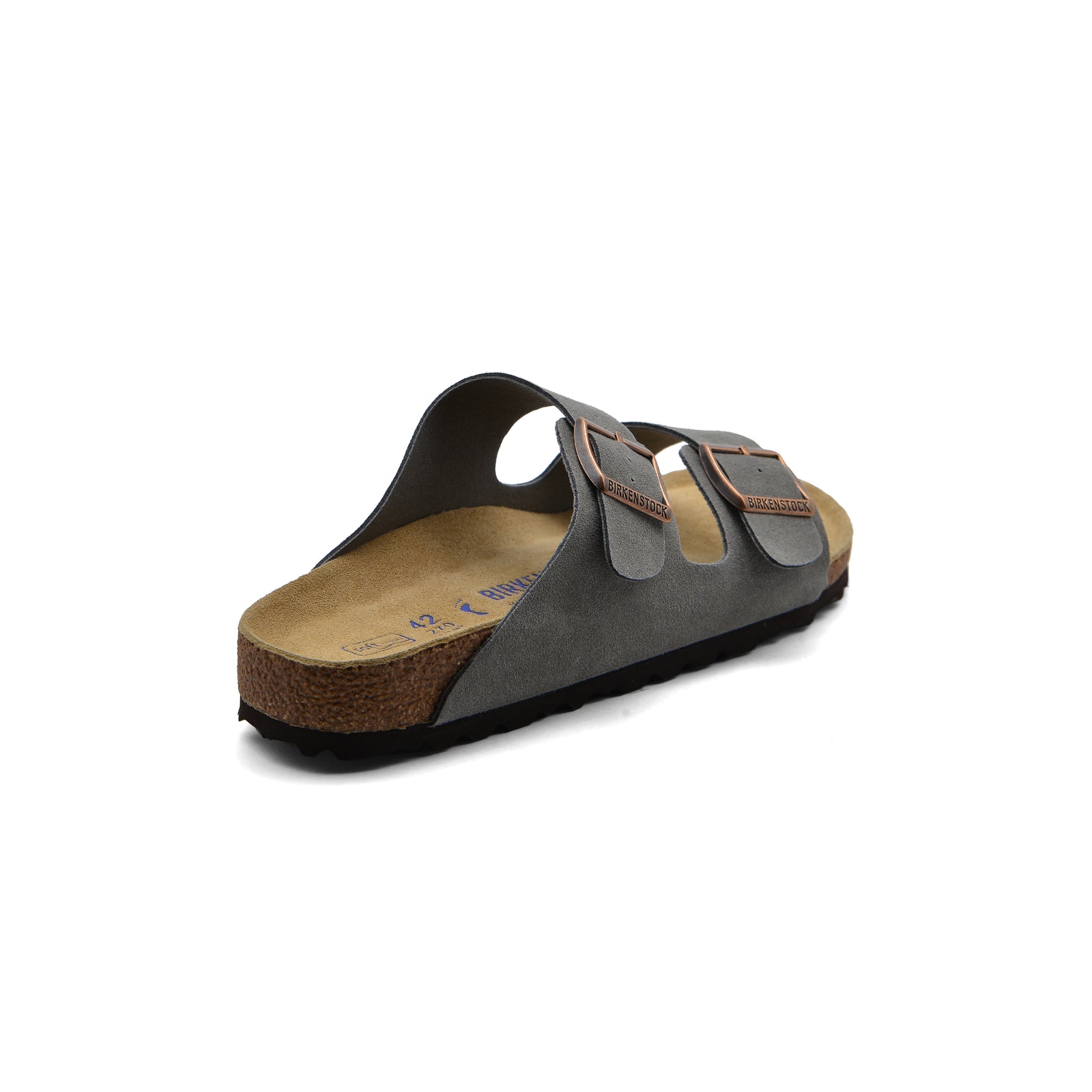 BIRKENSTOCK Arizona Premium Quality Soft Footbed Suede Leather Man BS1039-1 Gray - 2
