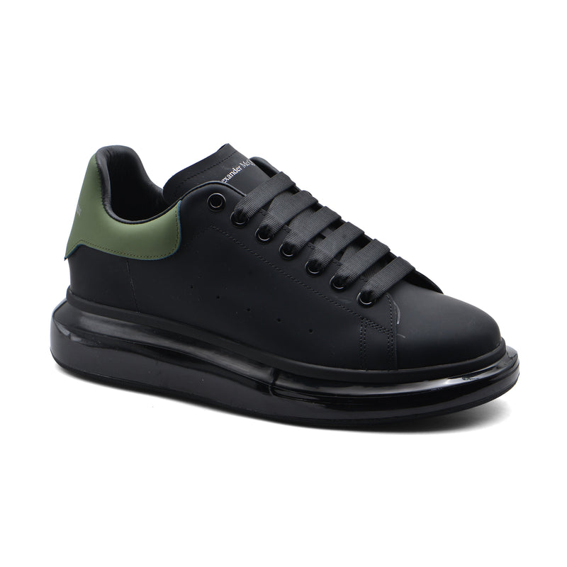 Alexander McQueen Oversized Premium Quality Sneakers Man AX210 Black&Olive - 1