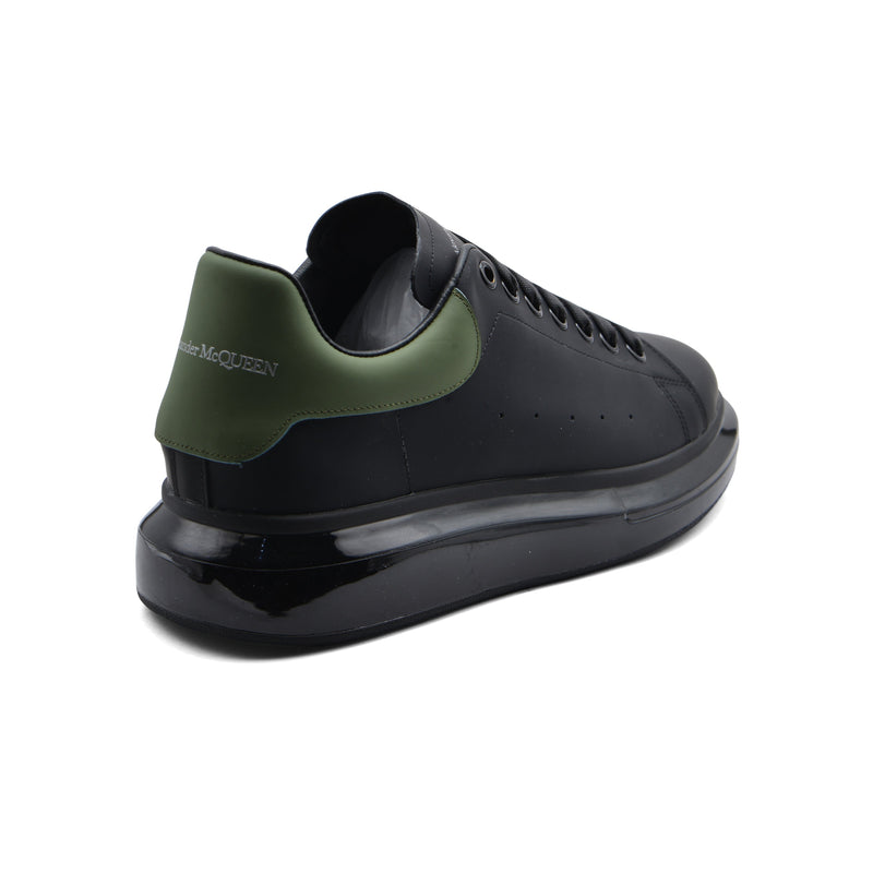 Alexander McQueen Oversized Premium Quality Sneakers Man AX210 Black&Olive - 2