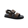 Naked wolfe Premium Quality Slippers Soft Footbed Suede Leather Man HD888 Khaki - 1