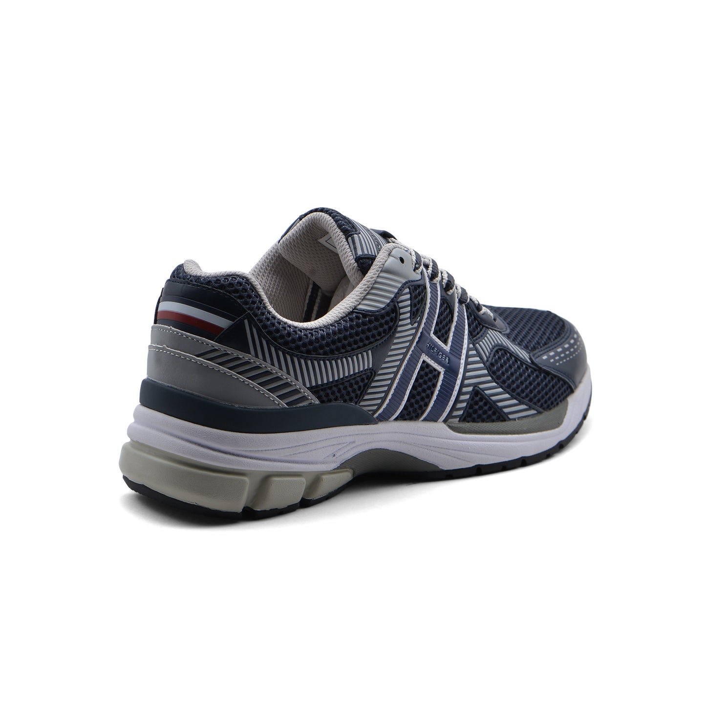 Tommy Hilfiger Origenal Lace-up Sneakers Man FWOFW3786 Navy&Silver