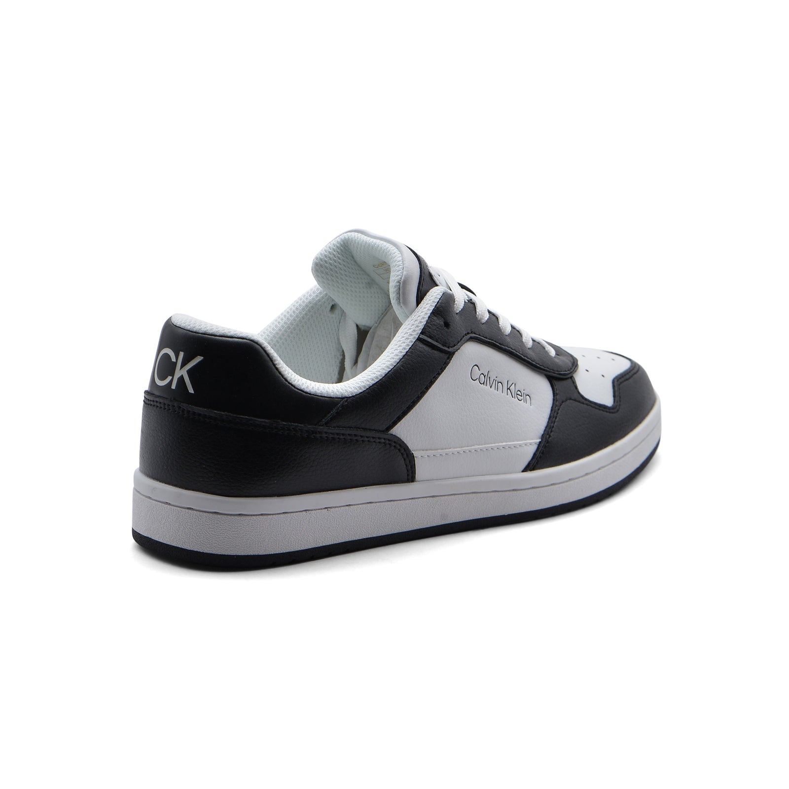 Calvin Klein Origenal Landy Round Toe Lace-up Sneakers Man FWOFW3687 Black&White - 2